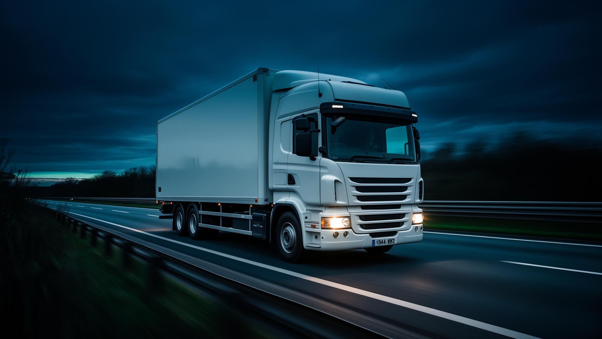 Prosper Logistics delivery truck on UK motorway